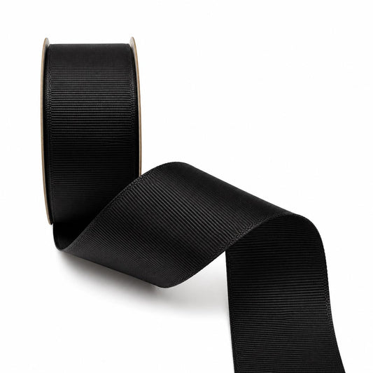 CINTA GROSS 4CM ROJO X 20 METROS  - negro
