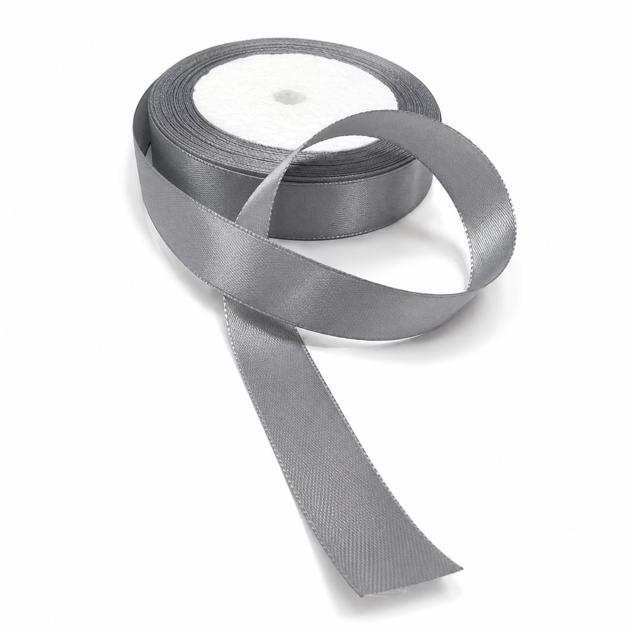 CINTA RASO 1.5CM X 20 METROS -gris