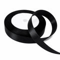 CINTA RASO 1.5CM X 20 METROS NEGRO