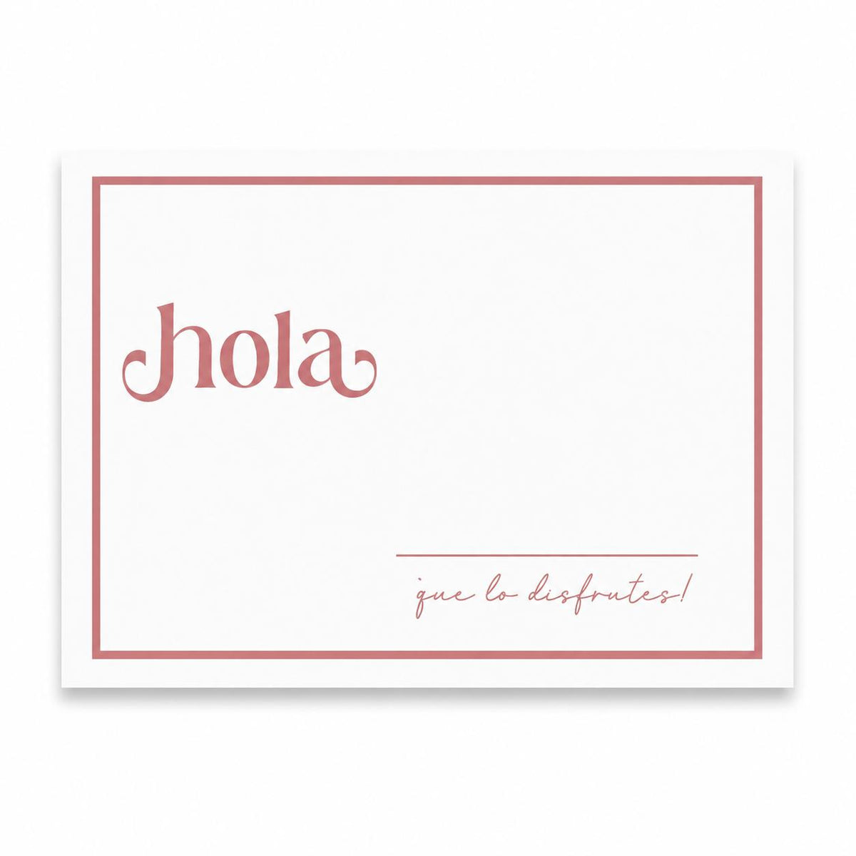 Tags “Hola” - contiene 10 unidades - TAGS.11