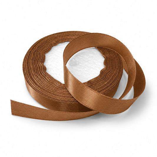 CINTA RASO 1.5CM X 20 METROS Marrón Claro