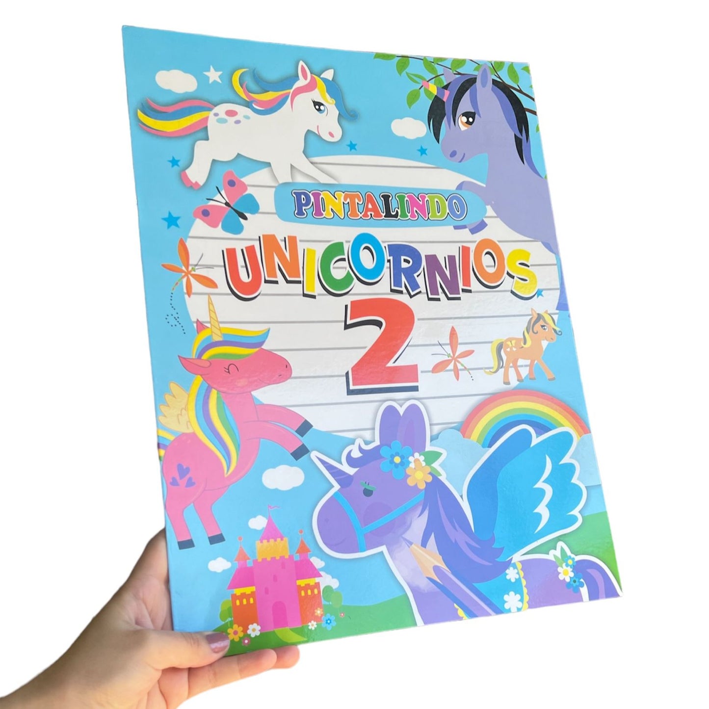 Unicornios 2 Libro (Grande) Pintalindo