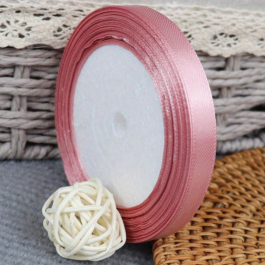 Cinta raso 10mm x 20 metros - Rosa vieja RG135