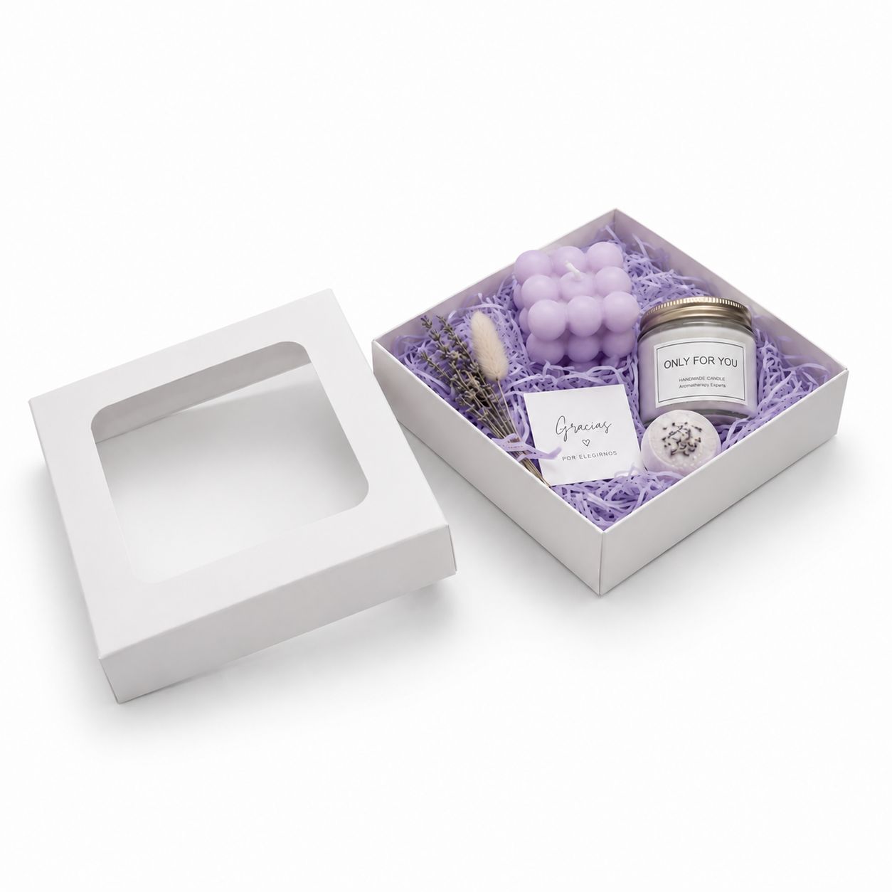 CAJA 17x17x4cm con visor
