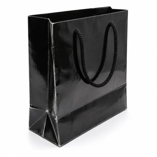 Bolsa Mini 14.5x8x14.5cm negro *BRILLO*