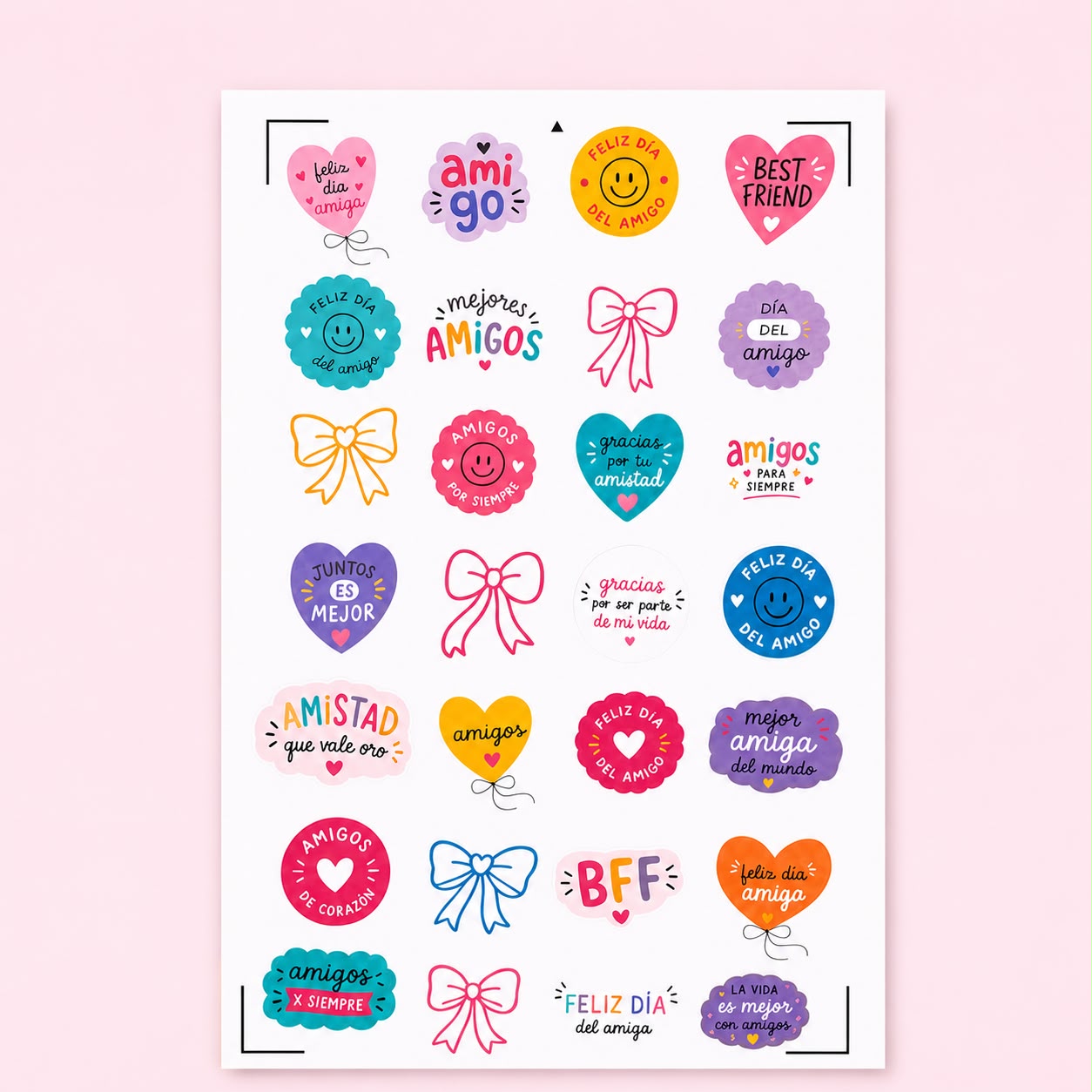 Sticker Amistad - 28 UND