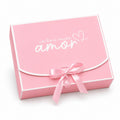 CAJA LAZO AMOR ROSA 23x17x7cm - 641884
