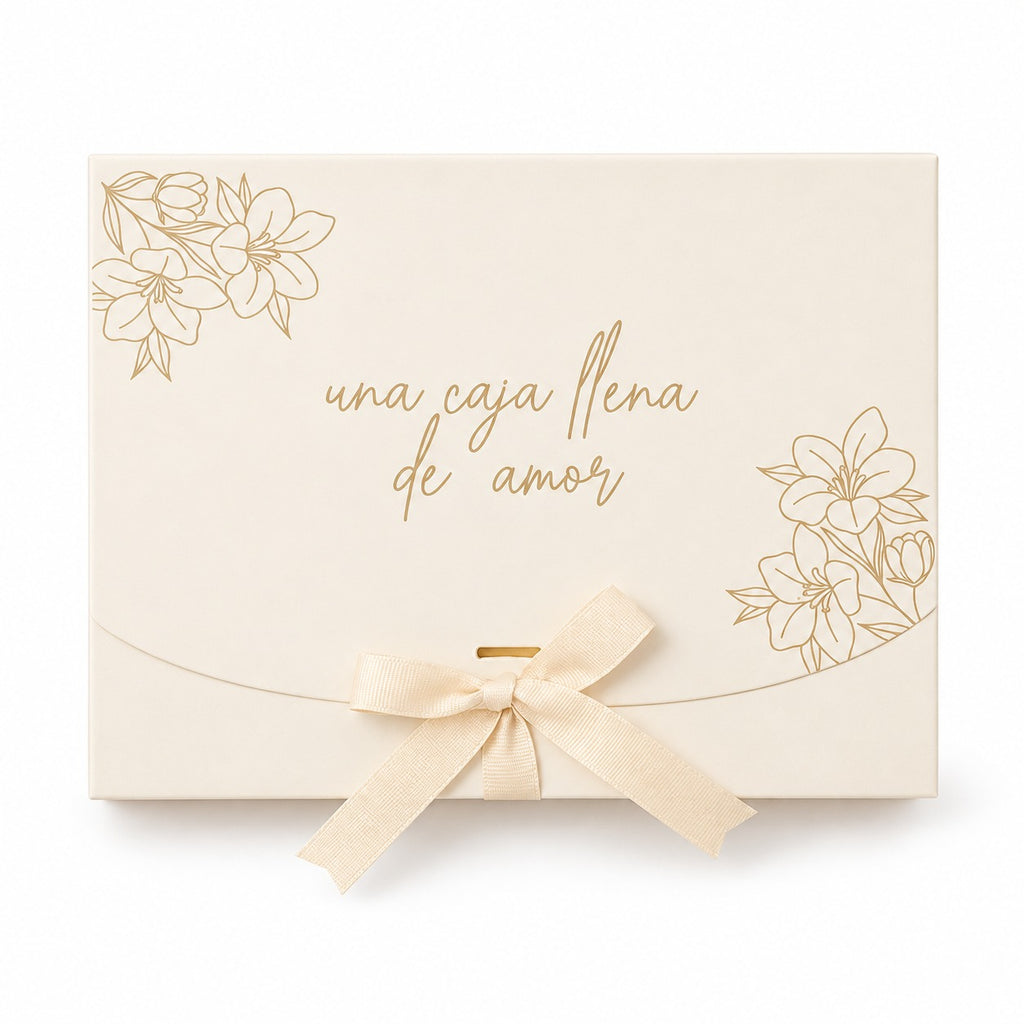 Caja Lazo Beige 23x17x7cm -641883