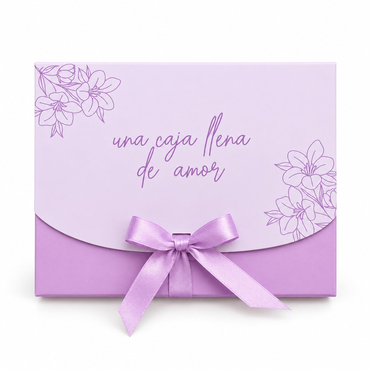 Caja Lazo Lila - 23x17x7cm - 641880