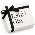 Caja 22x22x7cm Feliz día Blanco - 641889