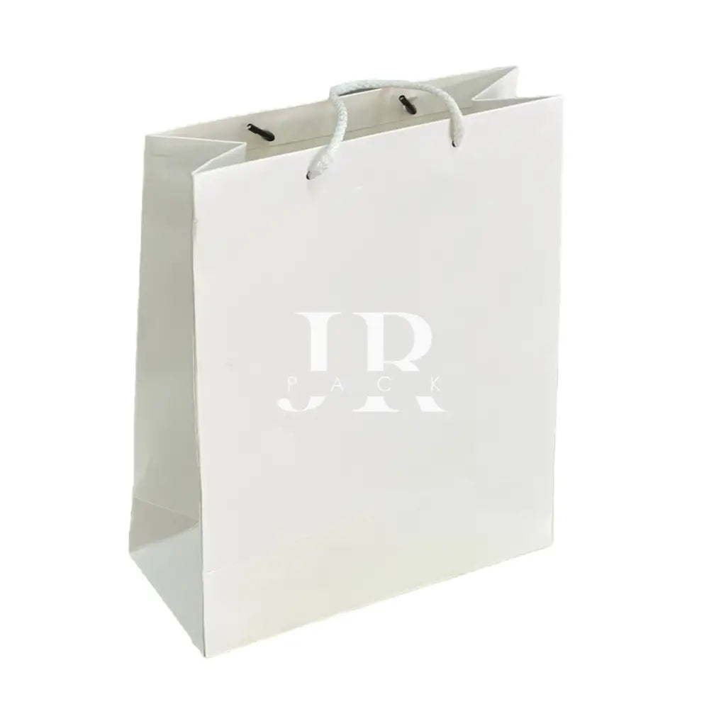 Bolsa 22x10x27cm - Blanco - bolsa de papel