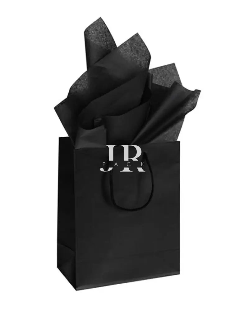 Bolsa de Lujo Negro 26x9x36cm - bolsa de papel