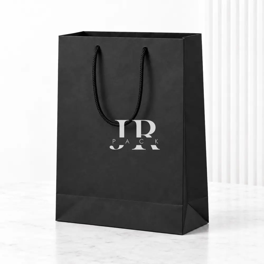 Bolsa de Lujo Negro 30x12x40 - bolsa de papel