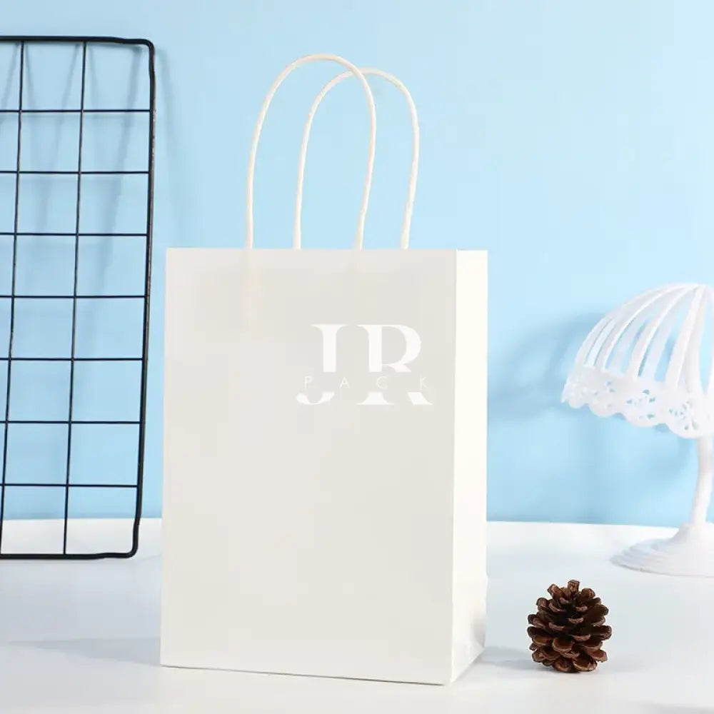 Bolsa Papel 15x8x21 cm - Pequeño - Blanco - bolsa de papel