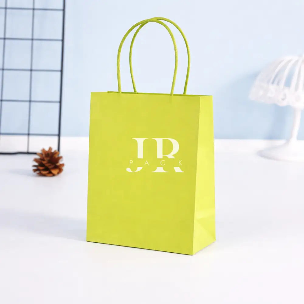 Bolsa Papel 15x8x21 cm - Pequeño - Verde Claro - bolsa de papel