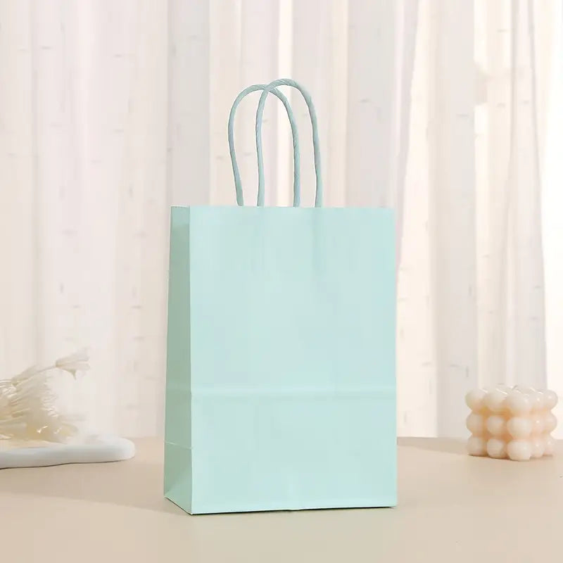 Bolsa Papel Verde Pastel- 25x12x31cm