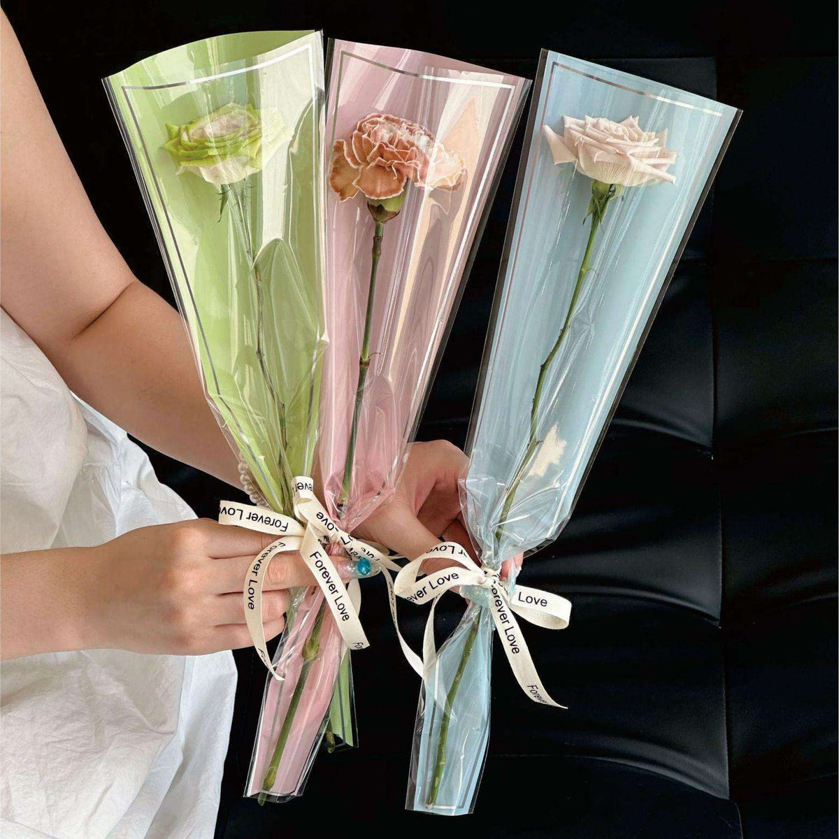 Bolsa Floral Soft Transparente 45x12.5cm (50 und)