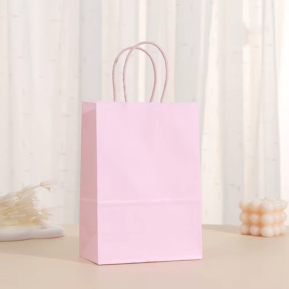 Bolsa Papel Rosa Pastel- 25x12x31cm