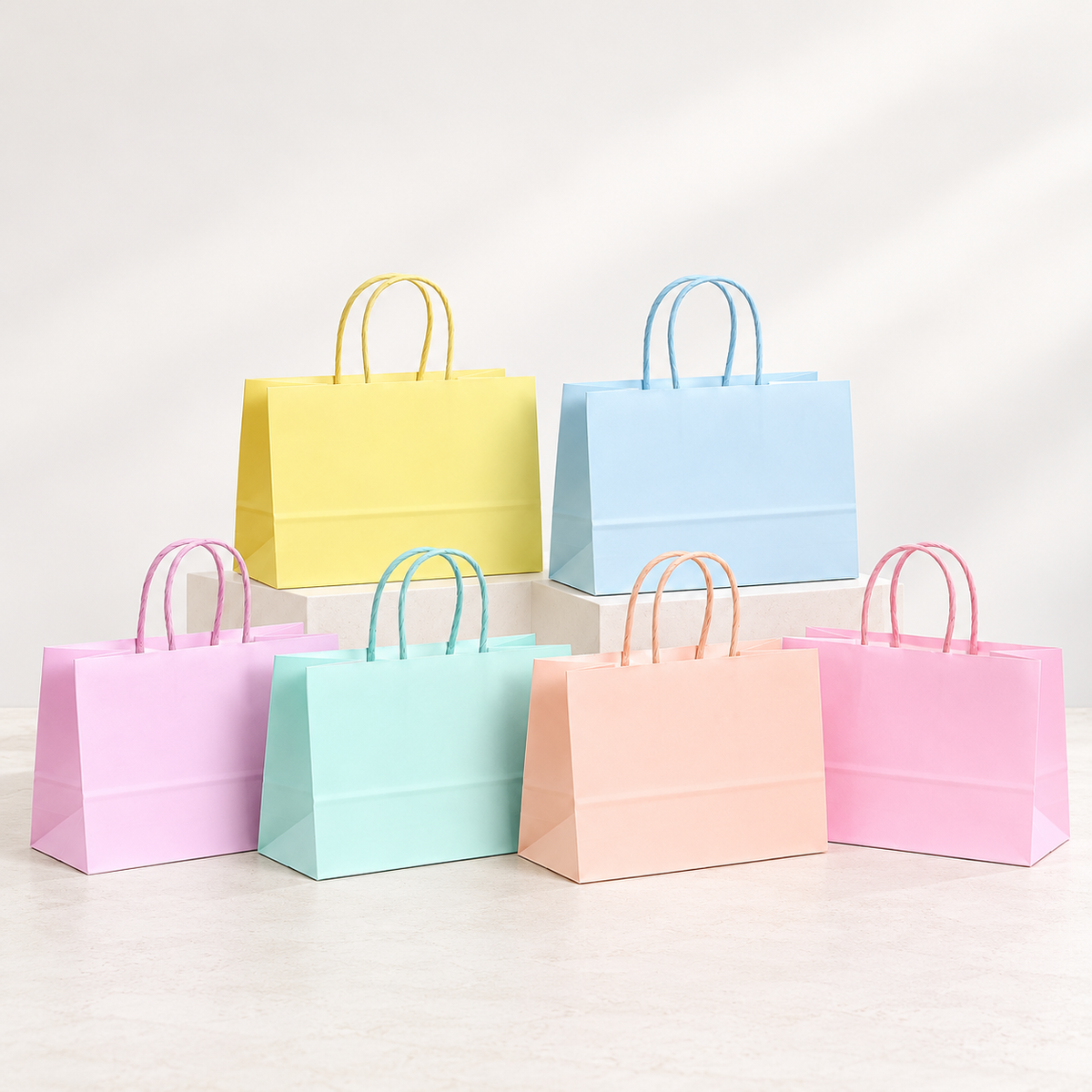 Bolsa Papel Lila Pastel- 31x12x25cm