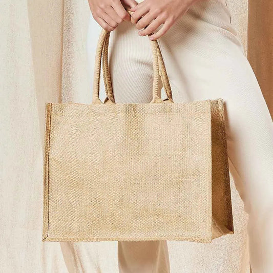 Jute Tote Bag CLASSIC  – Bolsa de Yute 40x15x31cm