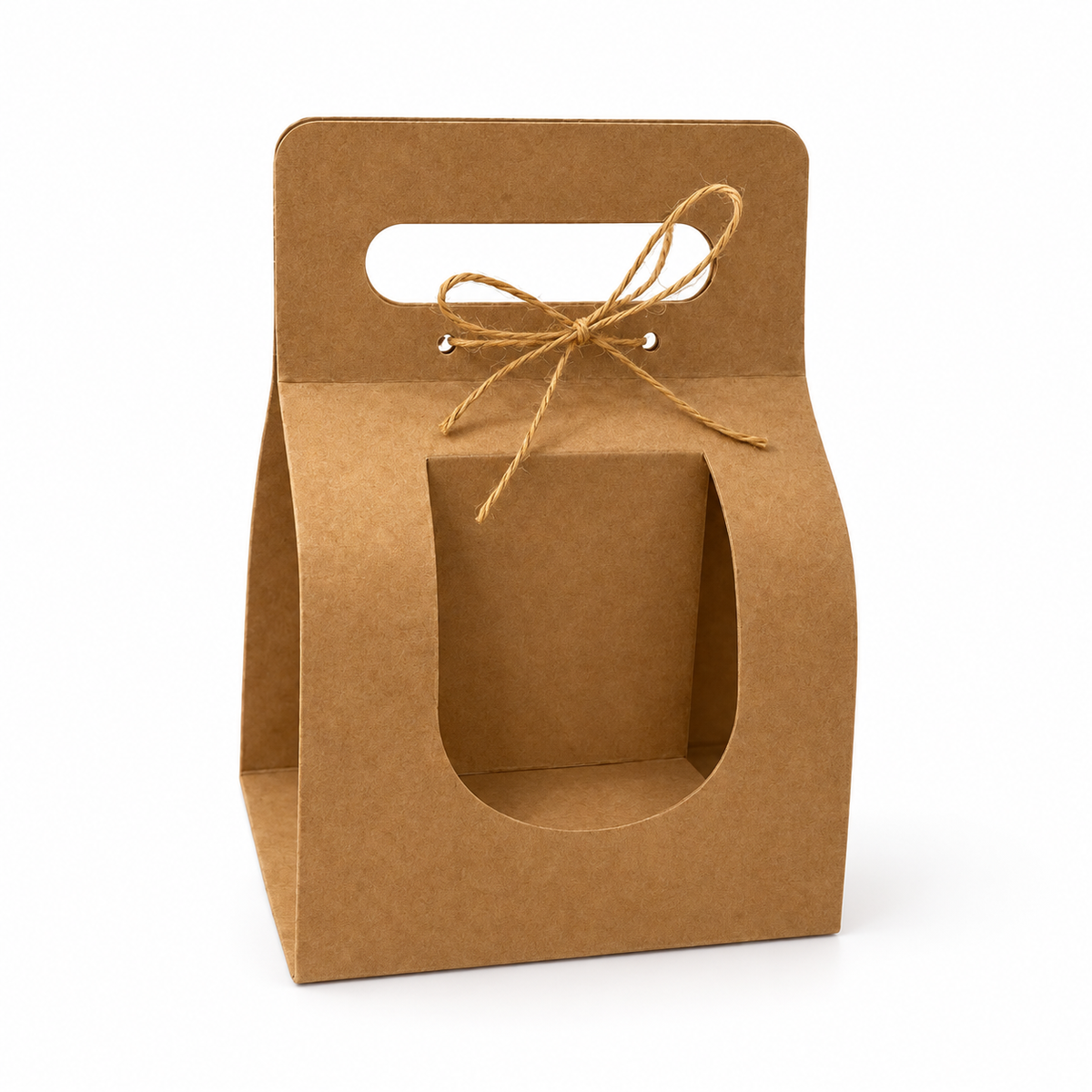 BOLSA PARA TAZA  KRAFT 17.5X11.5X9CM - 639689