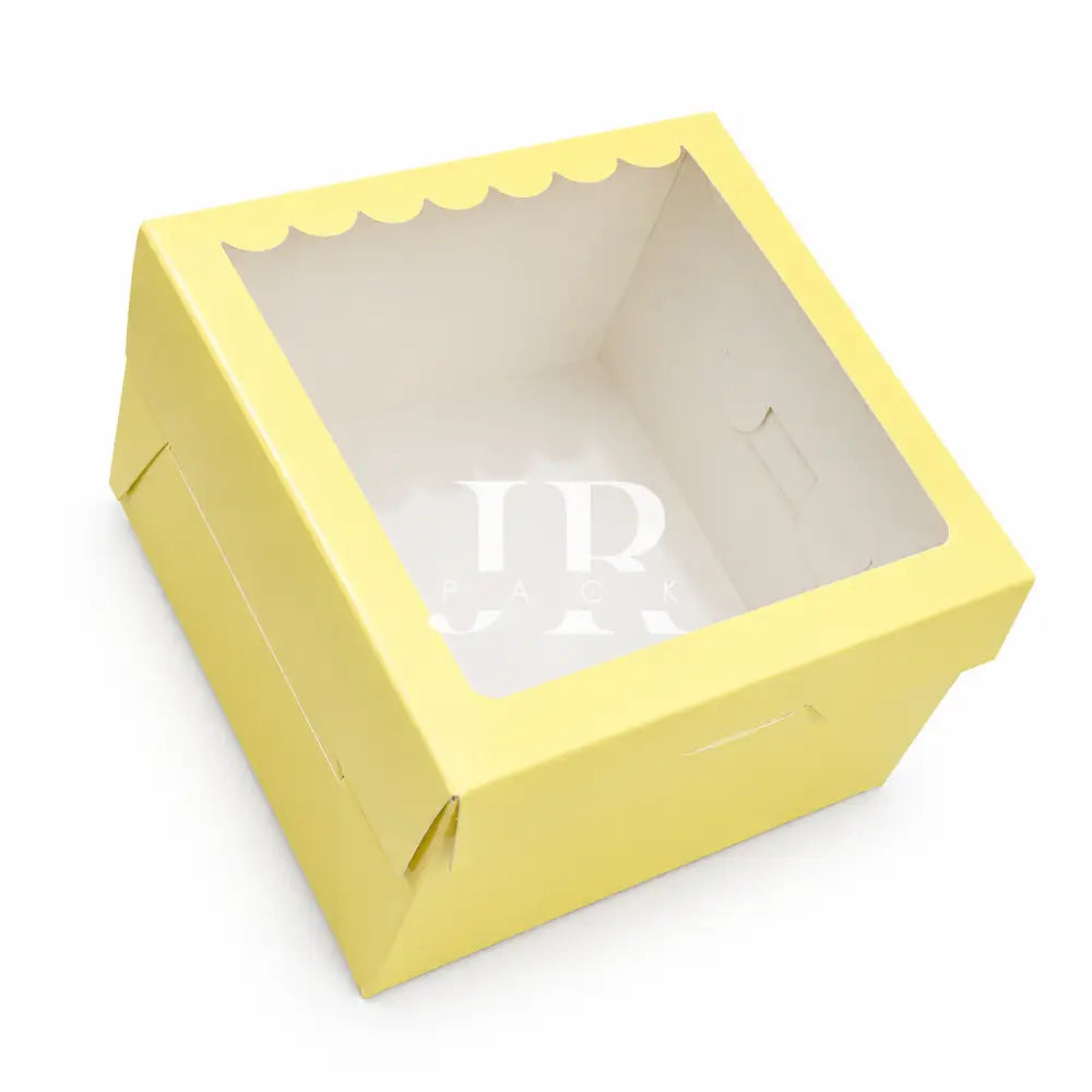 Caja 16x16x10cm Amarillo - 640310 - packaging