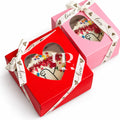 Caja 16x16x10cm ROJO CON VISOR - 640284 - packaging