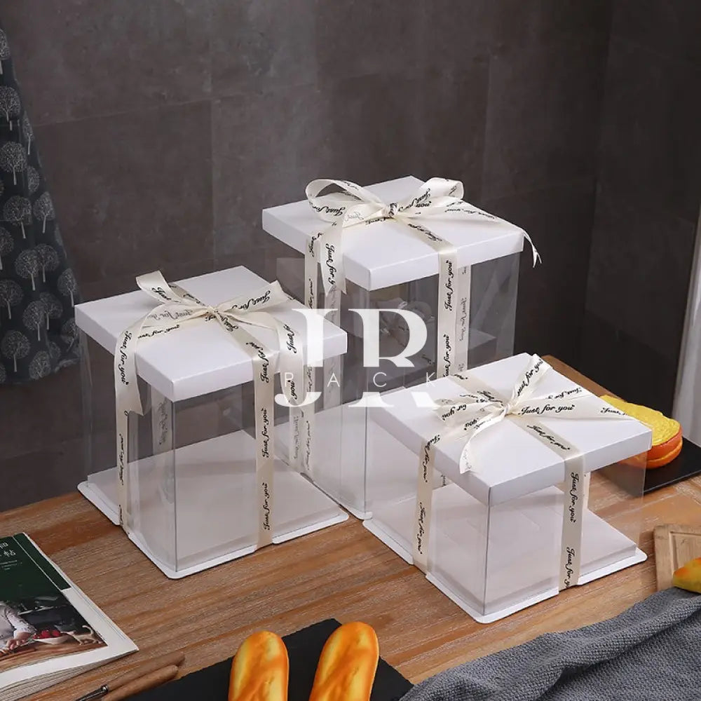 CAJA 18x18x20cm TRANSPARENTE - packaging