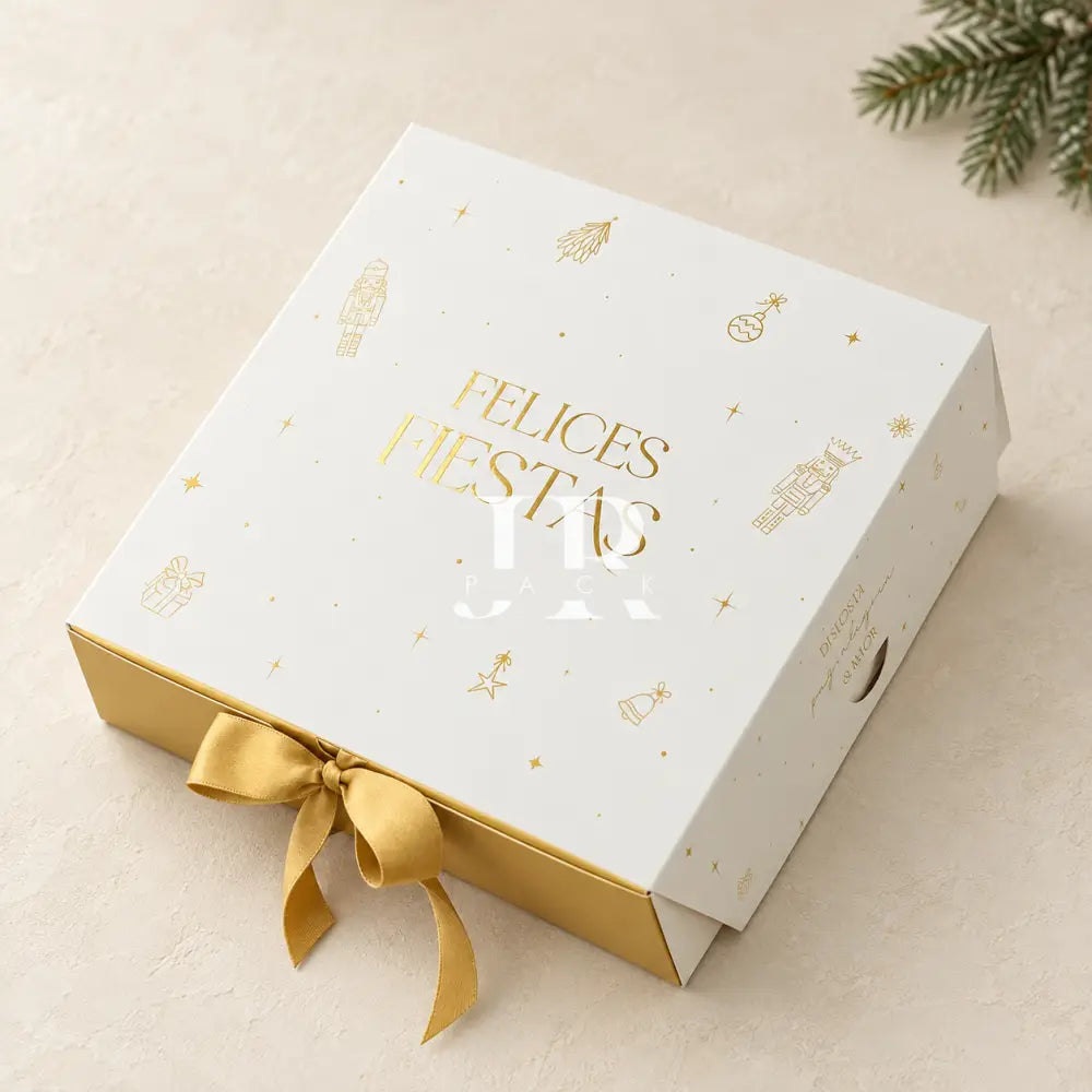 Caja 22x22x7cm Dorado - 642267 - packaging