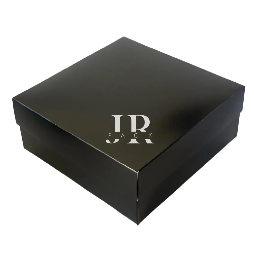 Caja 25x25x10cm Doble Pared Negro - 639944 - packaging