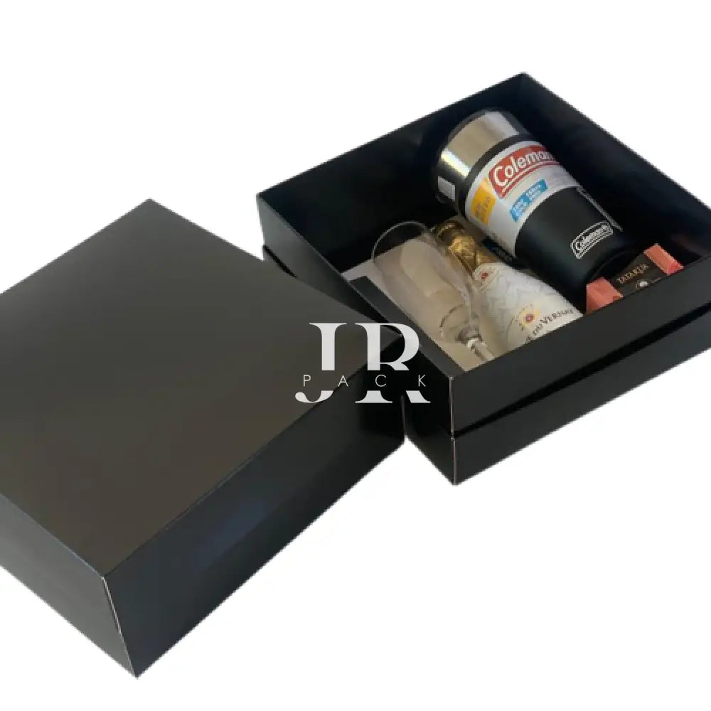 Caja 25x25x10cm Doble Pared Negro - 639944 - packaging
