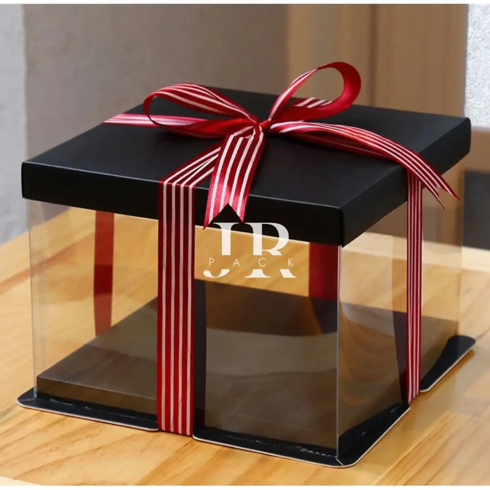 CAJA 26X26X18CM NEGRO TRANSPARENTE - 642412 - packaging