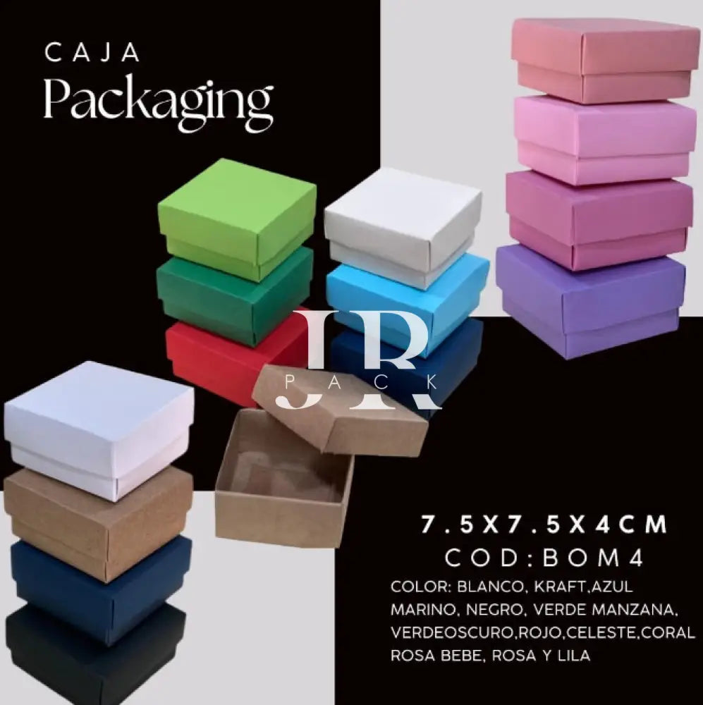 Caja 7x7x4cm - BOM4 - packaging