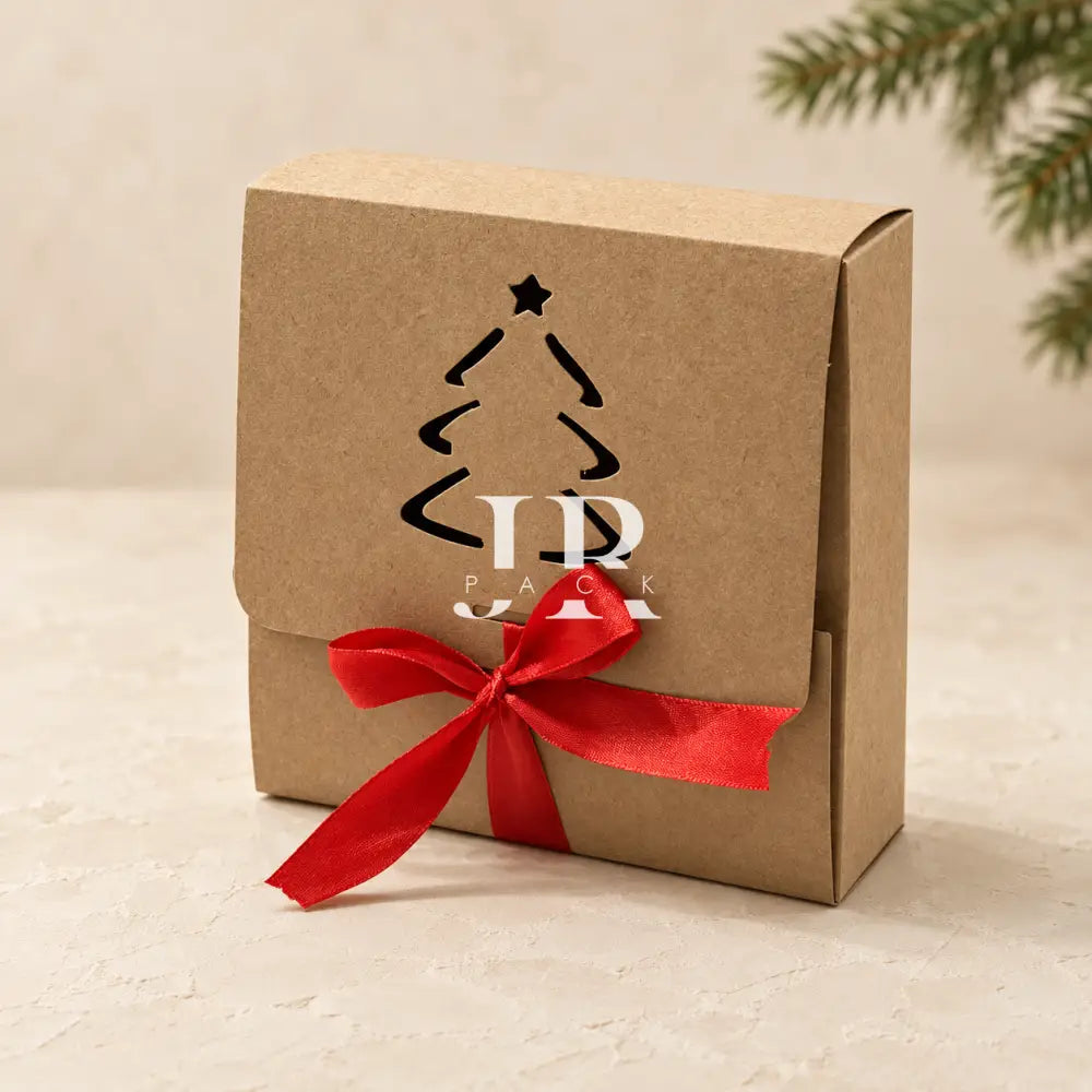 Caja Lazo Kraft 17x16x5cm - 642241 - packaging
