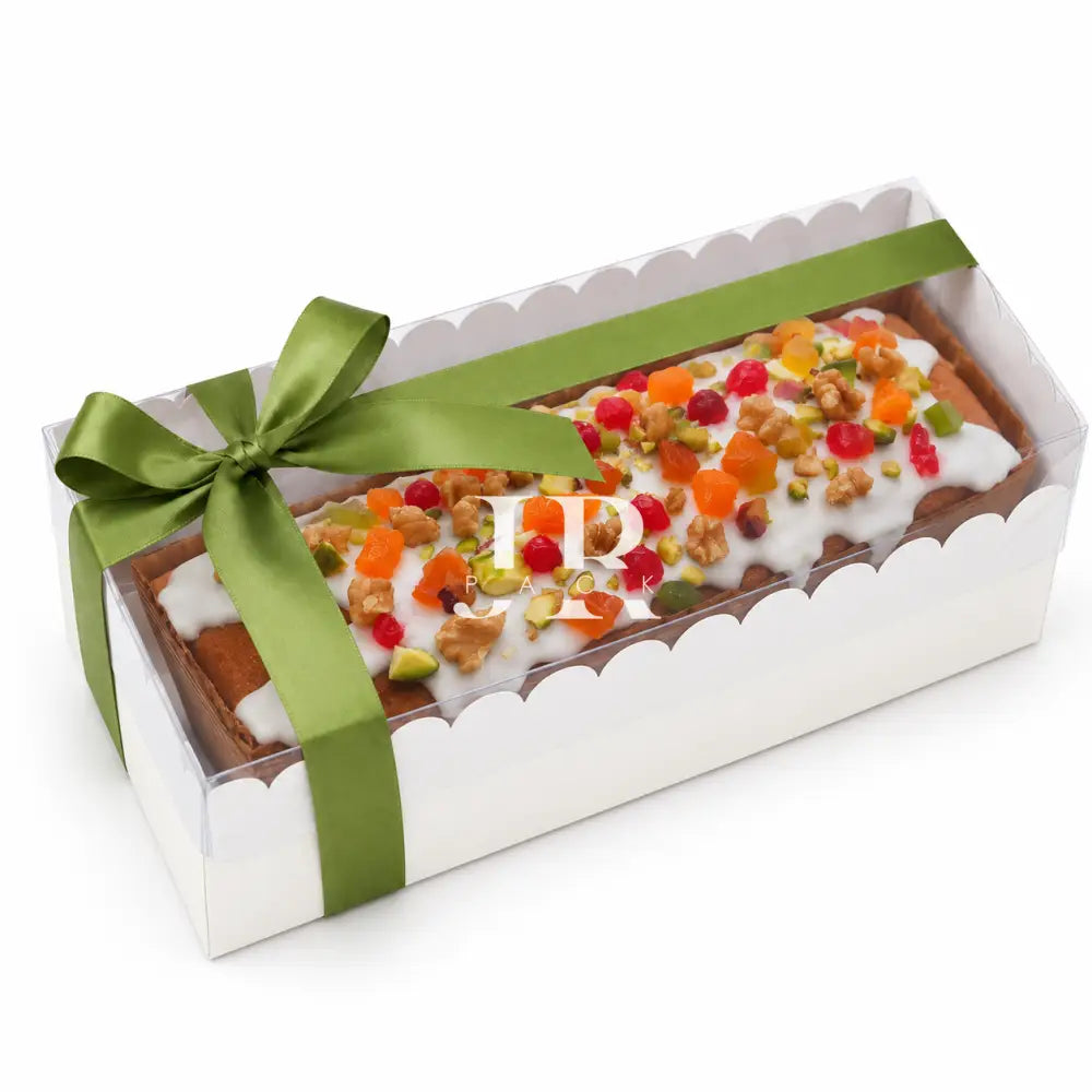 Caja p/ Budín 24x9.5x8cm + TAPA DE ACETATO - COD 639499 - packaging