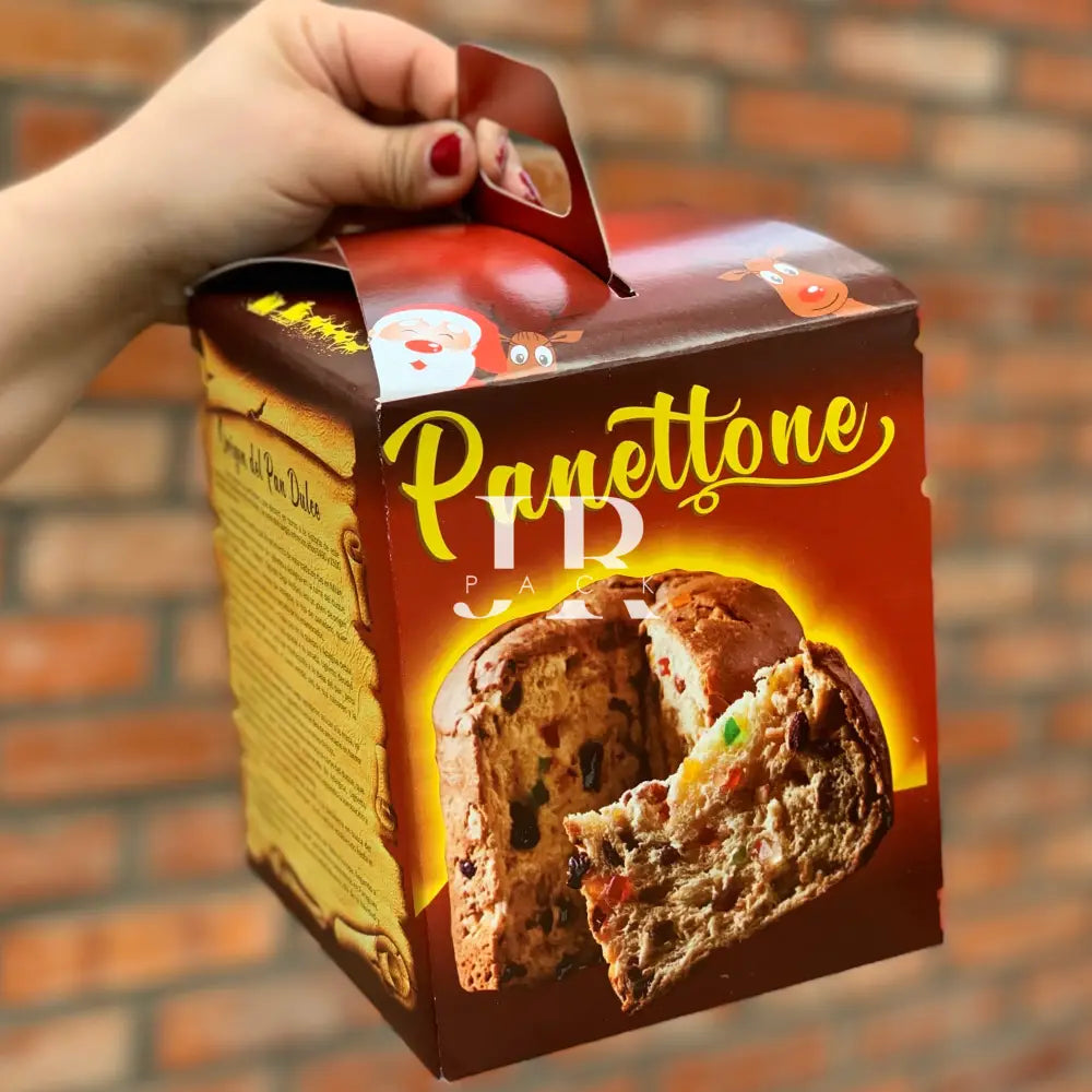 Caja Pan Dulce 400/700gr 14x14x16.5cm - COD 641219 - packaging