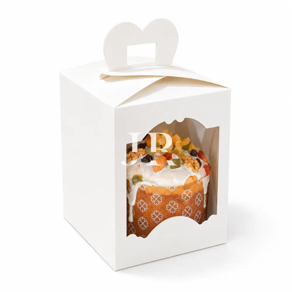 Caja para pan dulce 500GR con visor 13X13X17CM - 639304 - packaging