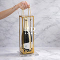 CAJA PARA VINO ACETATO 32X9X9CM - DORADO ACE-05 - packaging