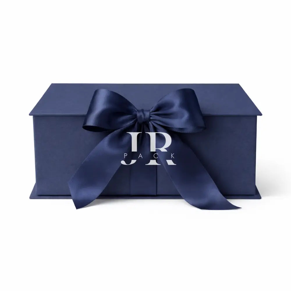 Caja Premium 23x17x10cm - Tipo Libro - Azul marino - PREMIUM ARMADAS