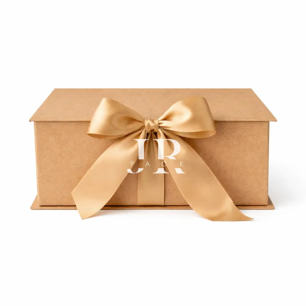 Caja Premium 23x17x10cm - Tipo Libro - Kraft - PREMIUM ARMADAS