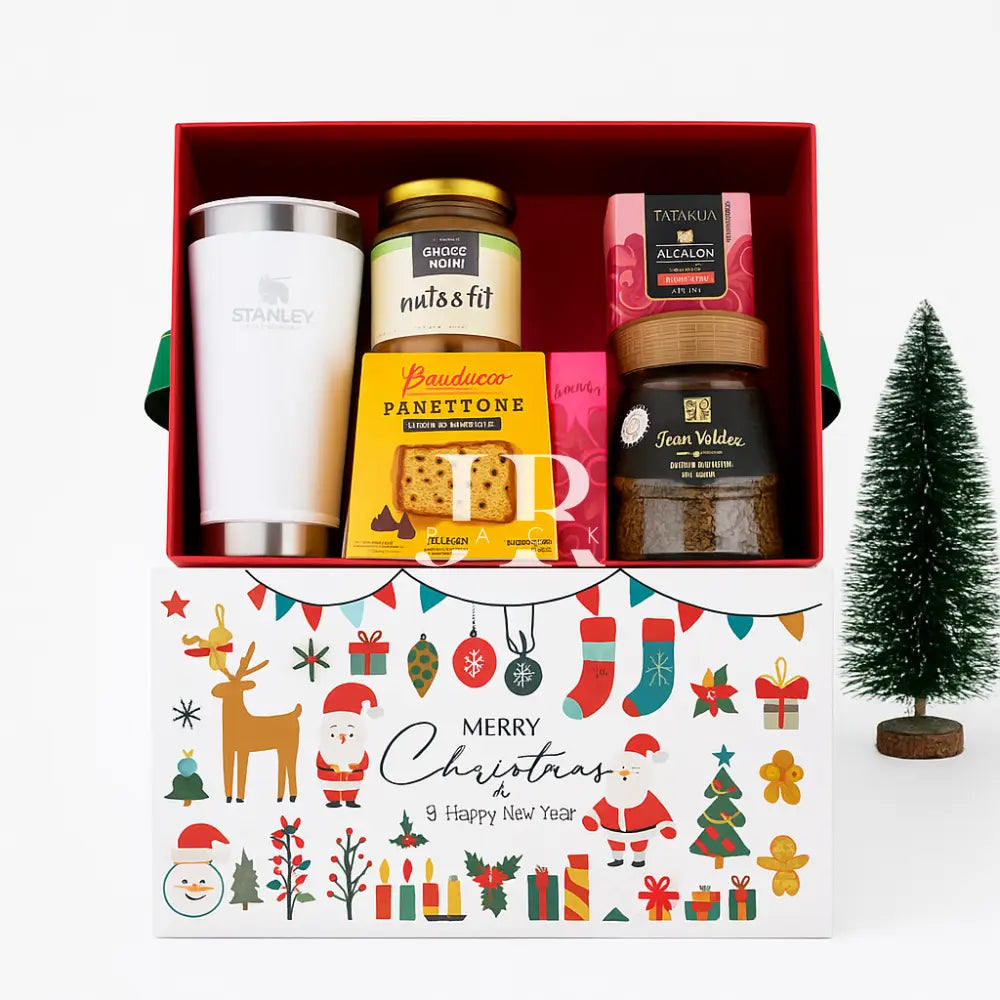 Caja Premium 29x21x10.5cm Navidad despegable - COD 642313 - PREMIUM ARMADAS