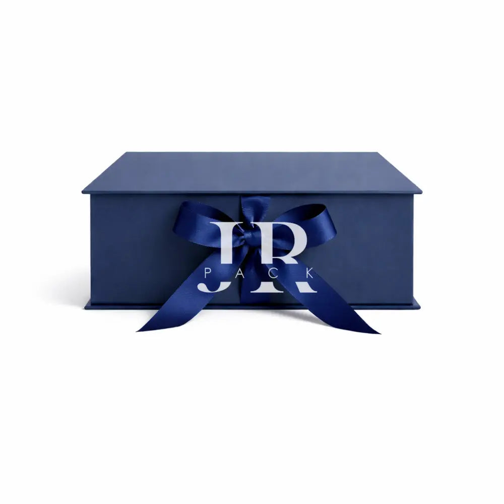 Caja Premium 30x30x10cm - Tipo Libro - Azul marino