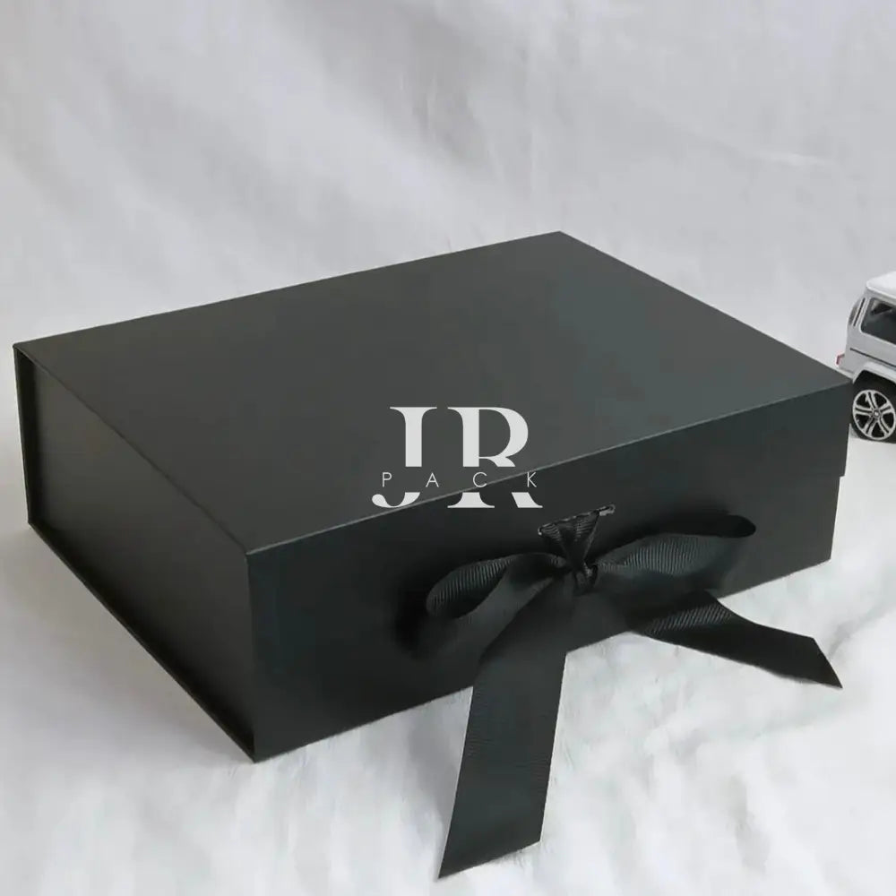 Caja Premium 31.5x26x9cm Negro Despegable - premium