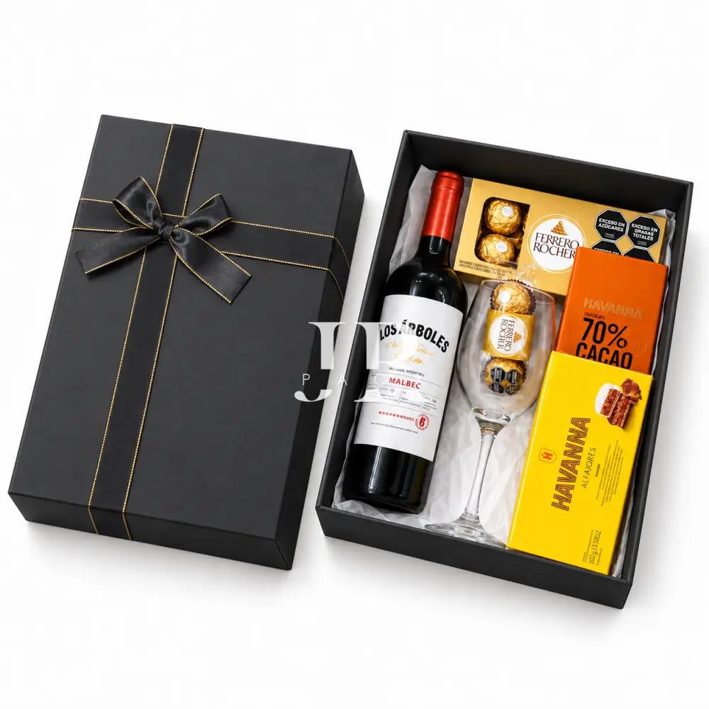 Caja Premium 33X25X12cm TS Desplegable Negro - premium