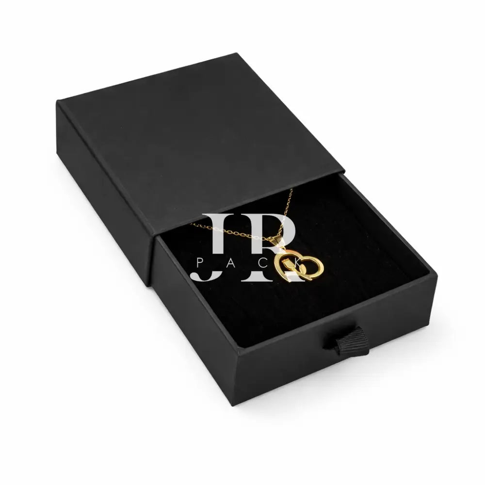 Caja Premium 9x9x3cm Joyas - Negro - PREMIUM JOYAS