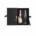 Caja Premium con divisoria estándar - Tipo Libro para champagne + copa - PREMIUM ARMADAS