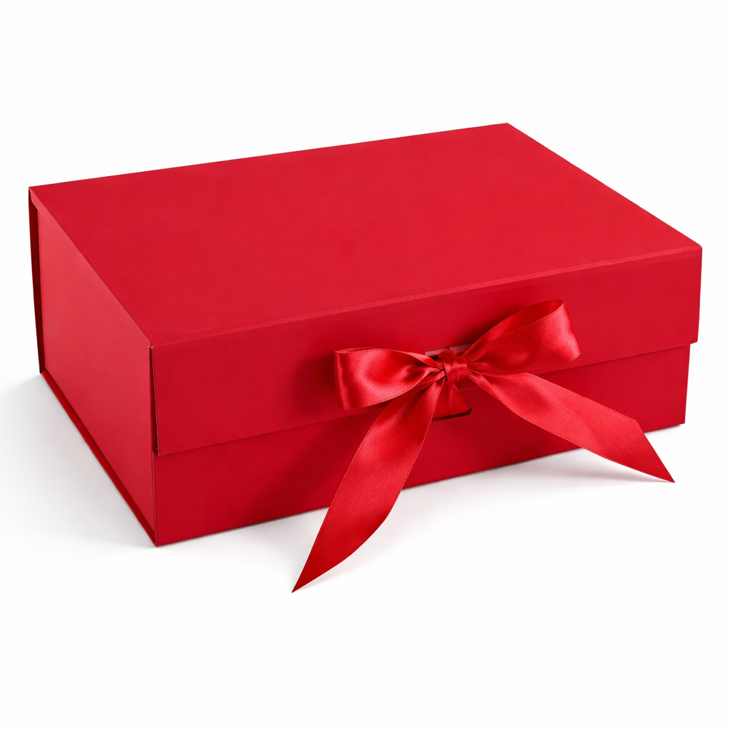 Caja Premium 33x25x12cm Rojo Despegable