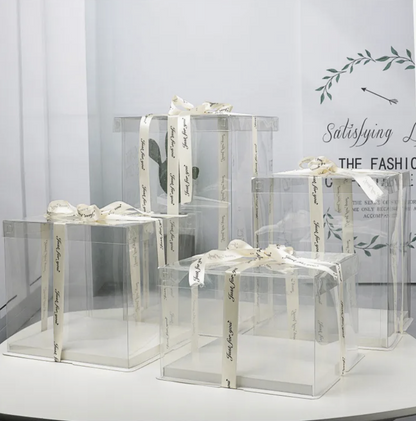 CUADRADA 26X26X18CM TAPA TRANSPARENTE - COD 642316