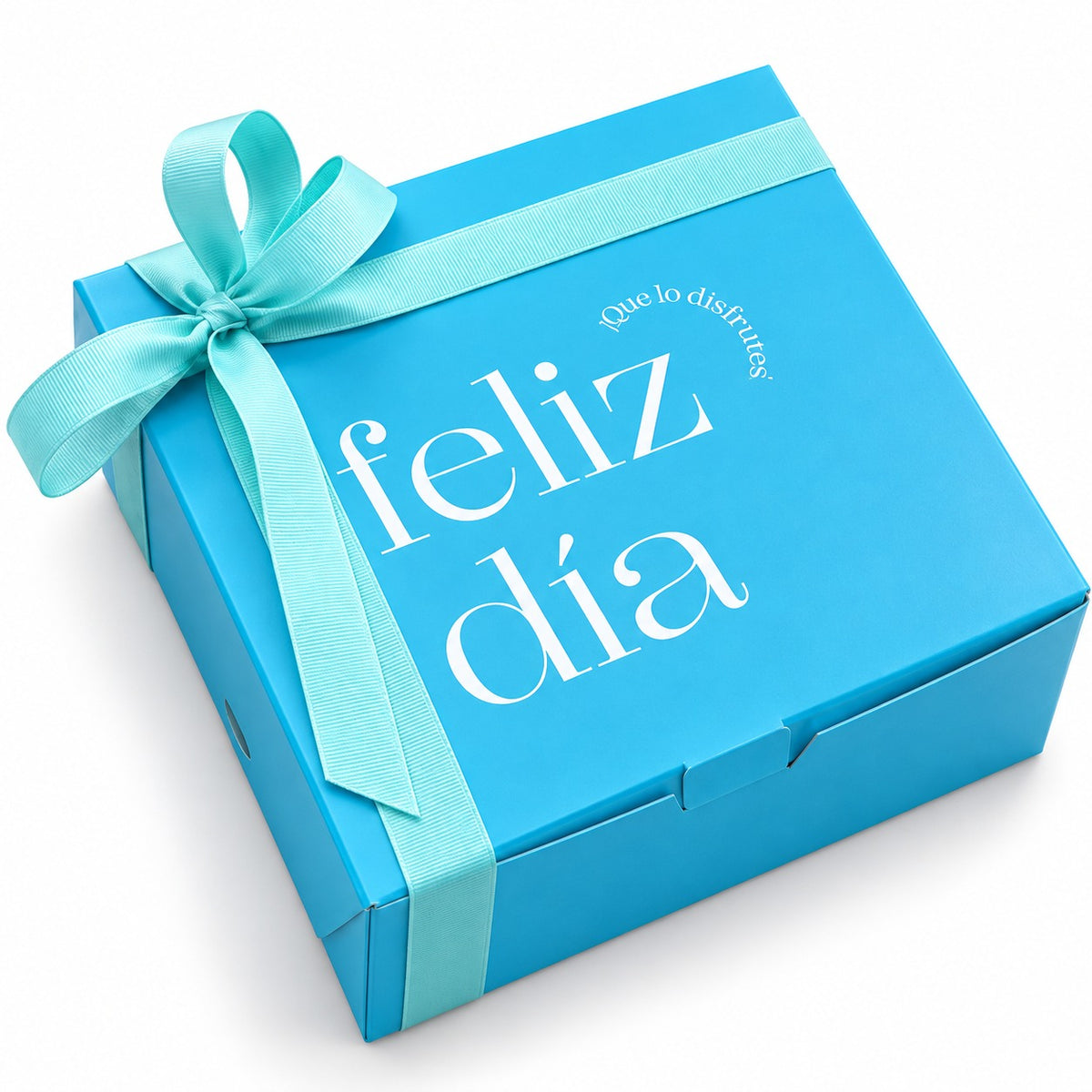 Caja 22x22x7cm Feliz día Celeste - 641822