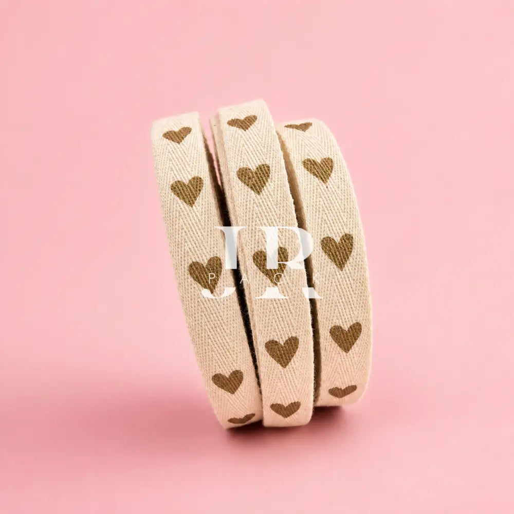 Cinta Hilera Corazones 2cm de ancho x 10 metros - 642444 - cinta